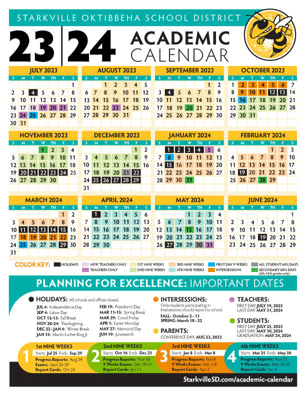 202324 Academic Calendar Academic Calendar
